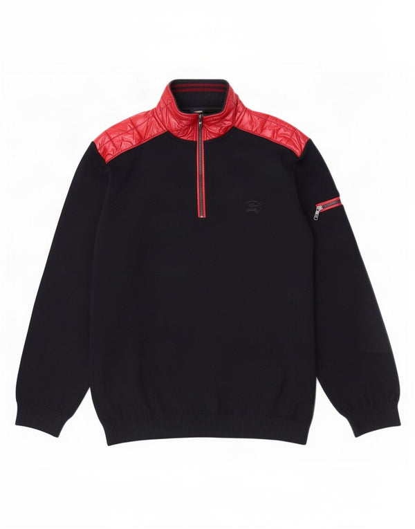 Ανδρικό πουλόβερ με φερμουάρ Paul & Shark 2XL μπλε μπλέ χρώματος
