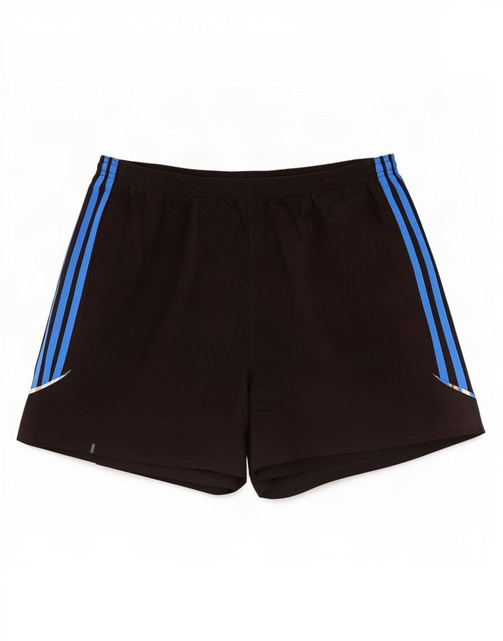 Ανδρικό αθλητικό σορτς Adidas, μεσαίο μαύρο χρώμα, πολυεστέρας