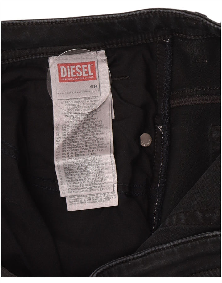 Diesel Ανδρικό Slim Jeans W34 L32 Γκρι βαμβακερό