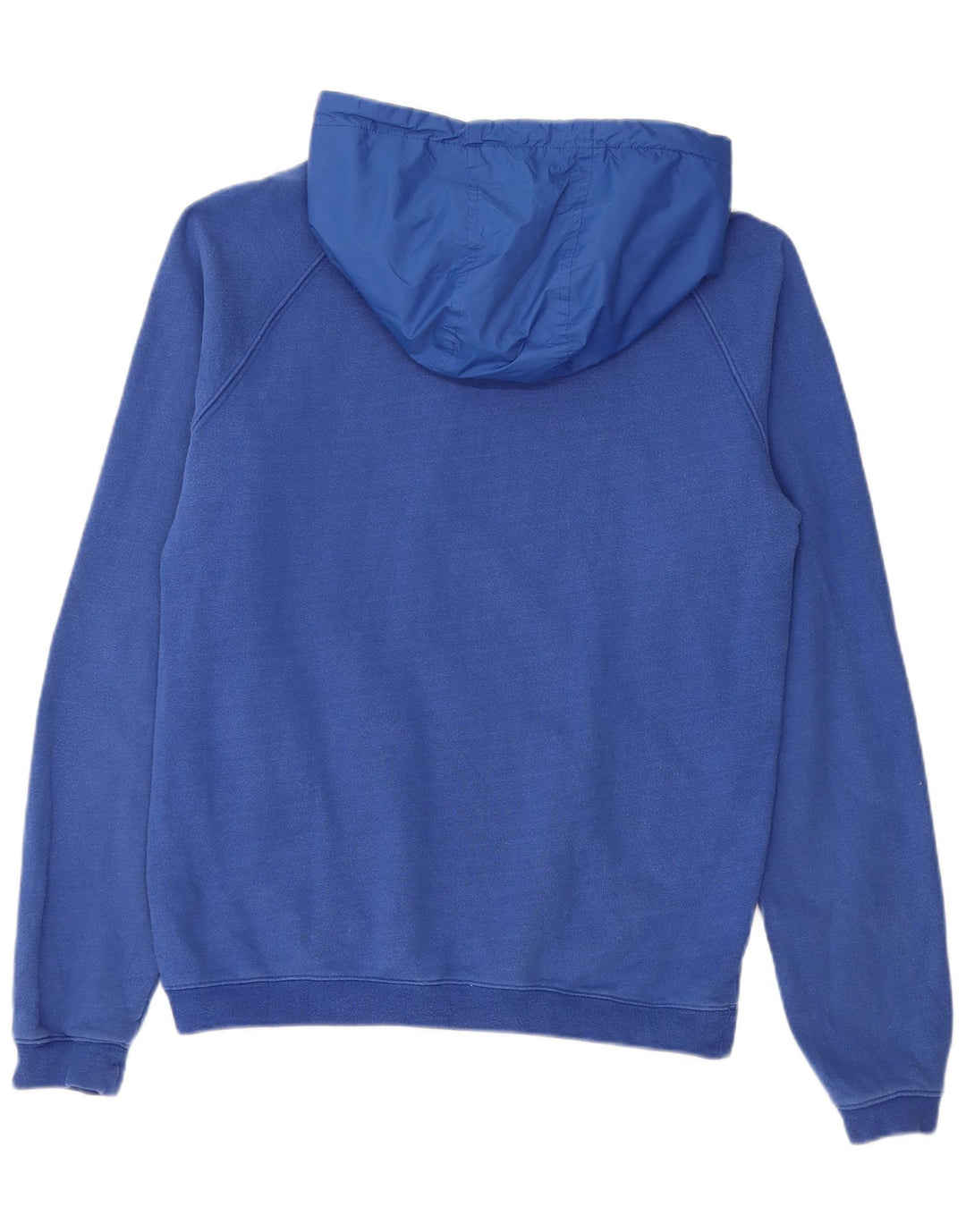 K-Way Γυναικείο Hoodie Jumper UK 14 Medium Blue βαμβακερό