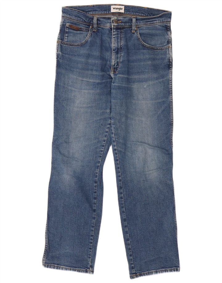 Ανδρικό τζιν Texas Straight Wrangler W33 L30 Blue Cotton
