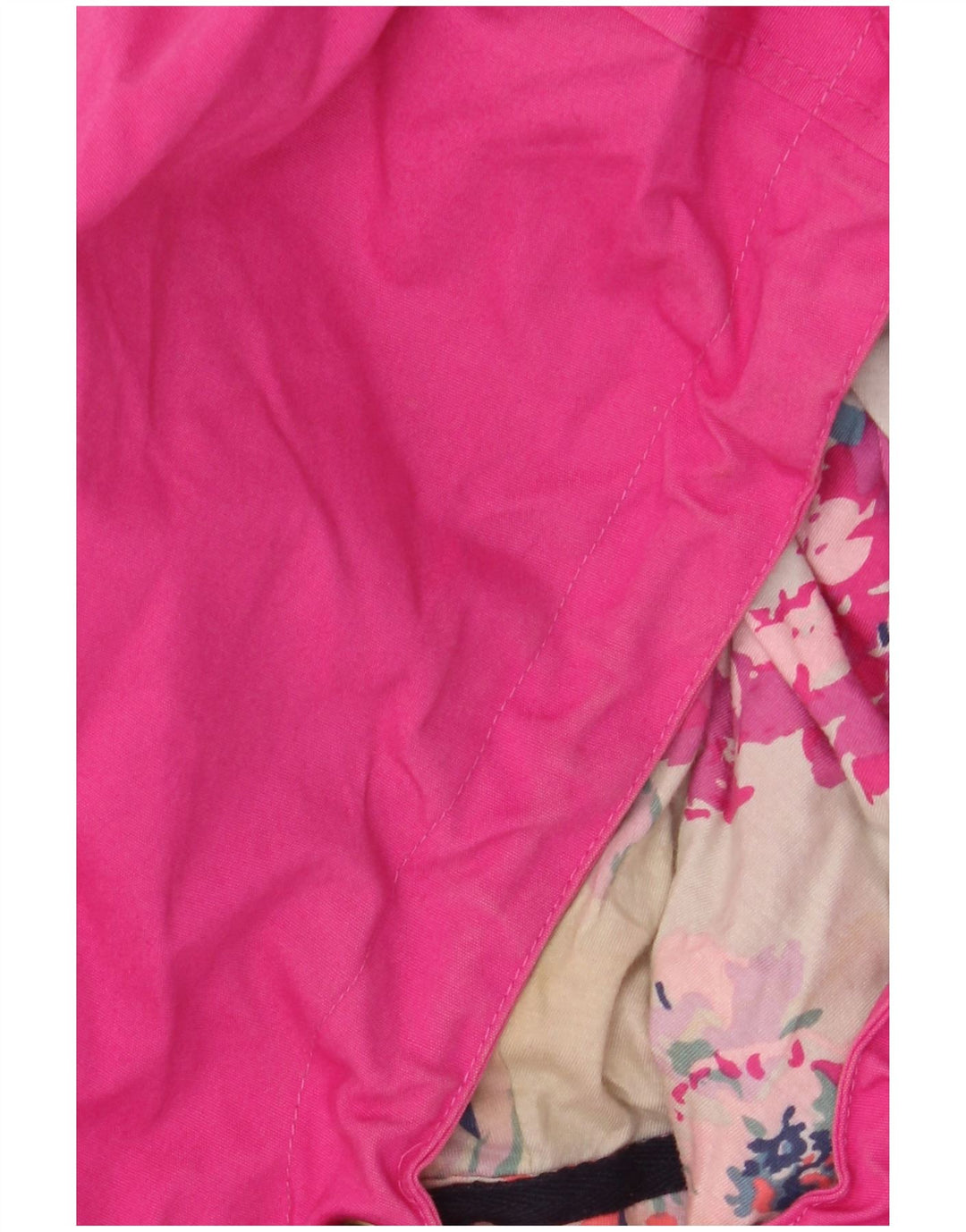 JOULES Γυναικείο μπουφάν βροχής με κουκούλα UK 18 XL Ροζ Βαμβακερό