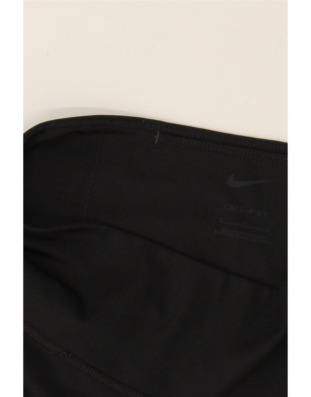 NIKE Womens Dri Fit Crop Graphic Leggings UK 12 Medium  Black Polyester Vintage Nike and Second-Hand Nike from Messina Hembry 