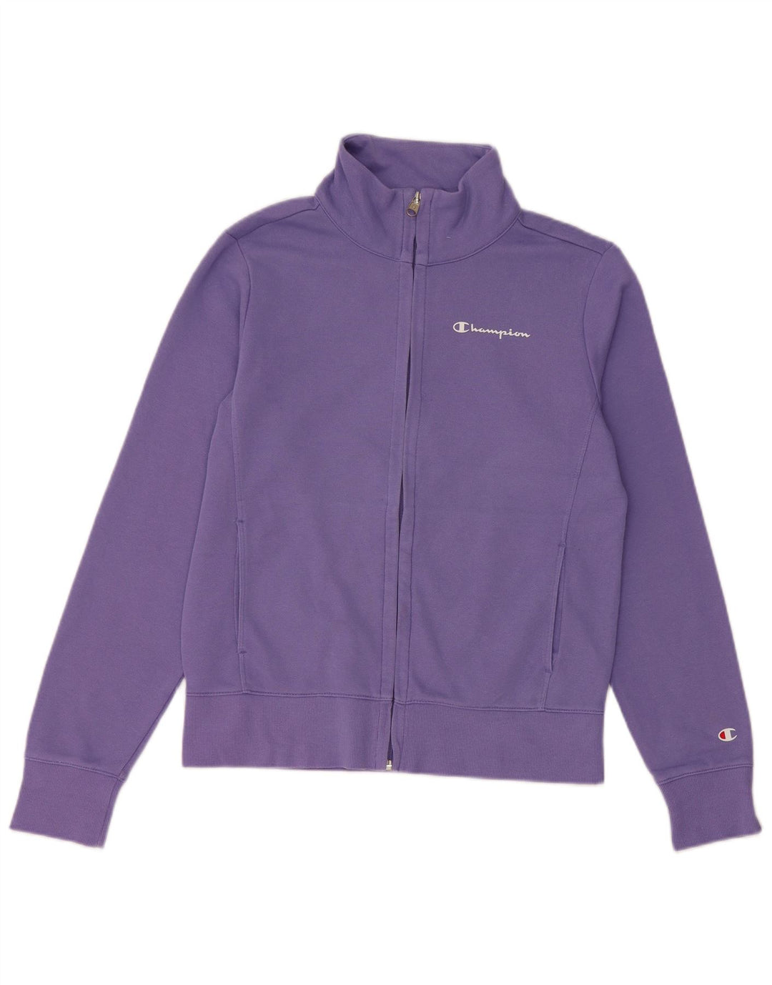 Γυναικεία αθλητική φόρμα CHAMPION Top Jacket UK 14 Medium Purple Cotton