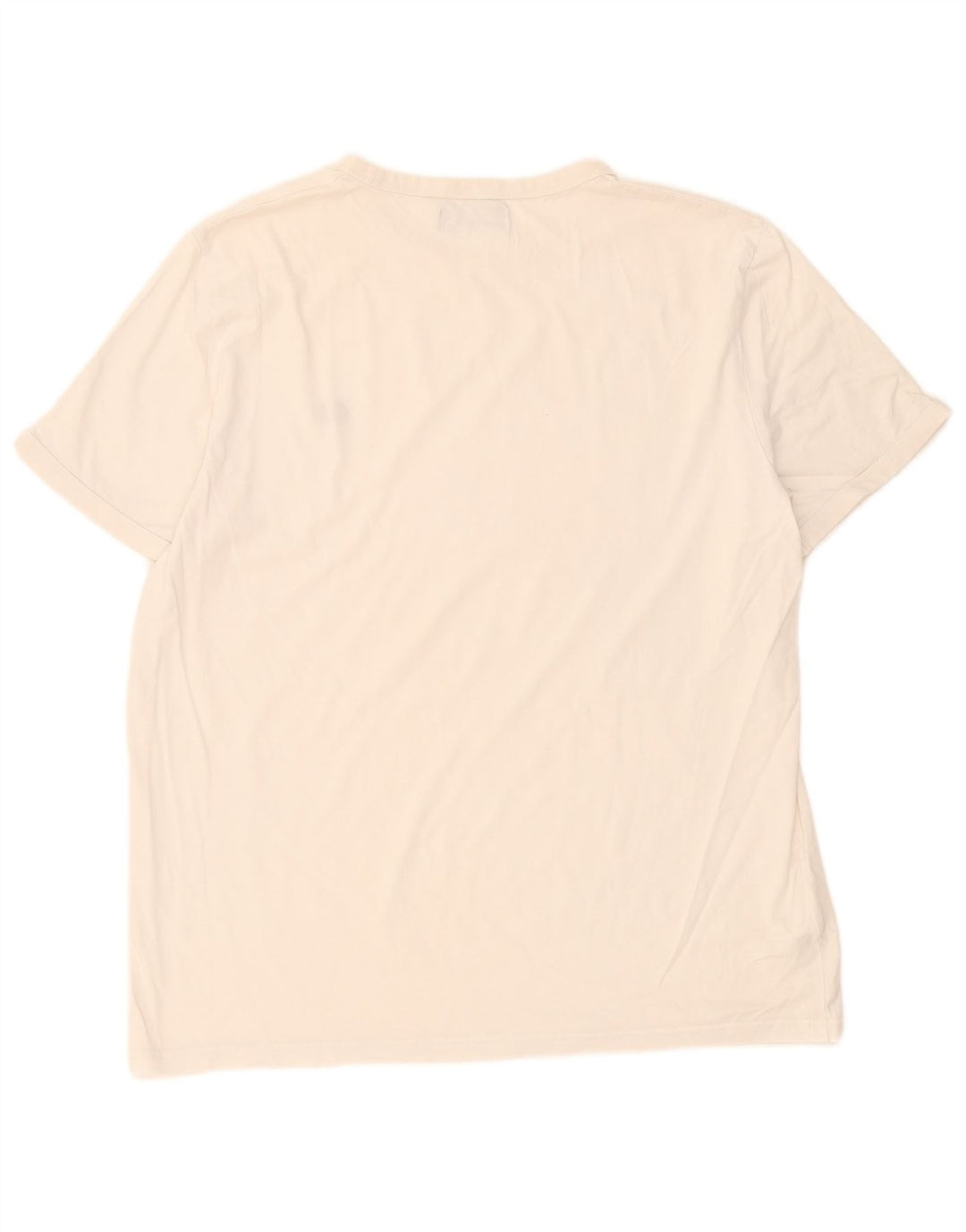 Fred Perry Ανδρικό T-Shirt Top XL Λευκό βαμβακερό