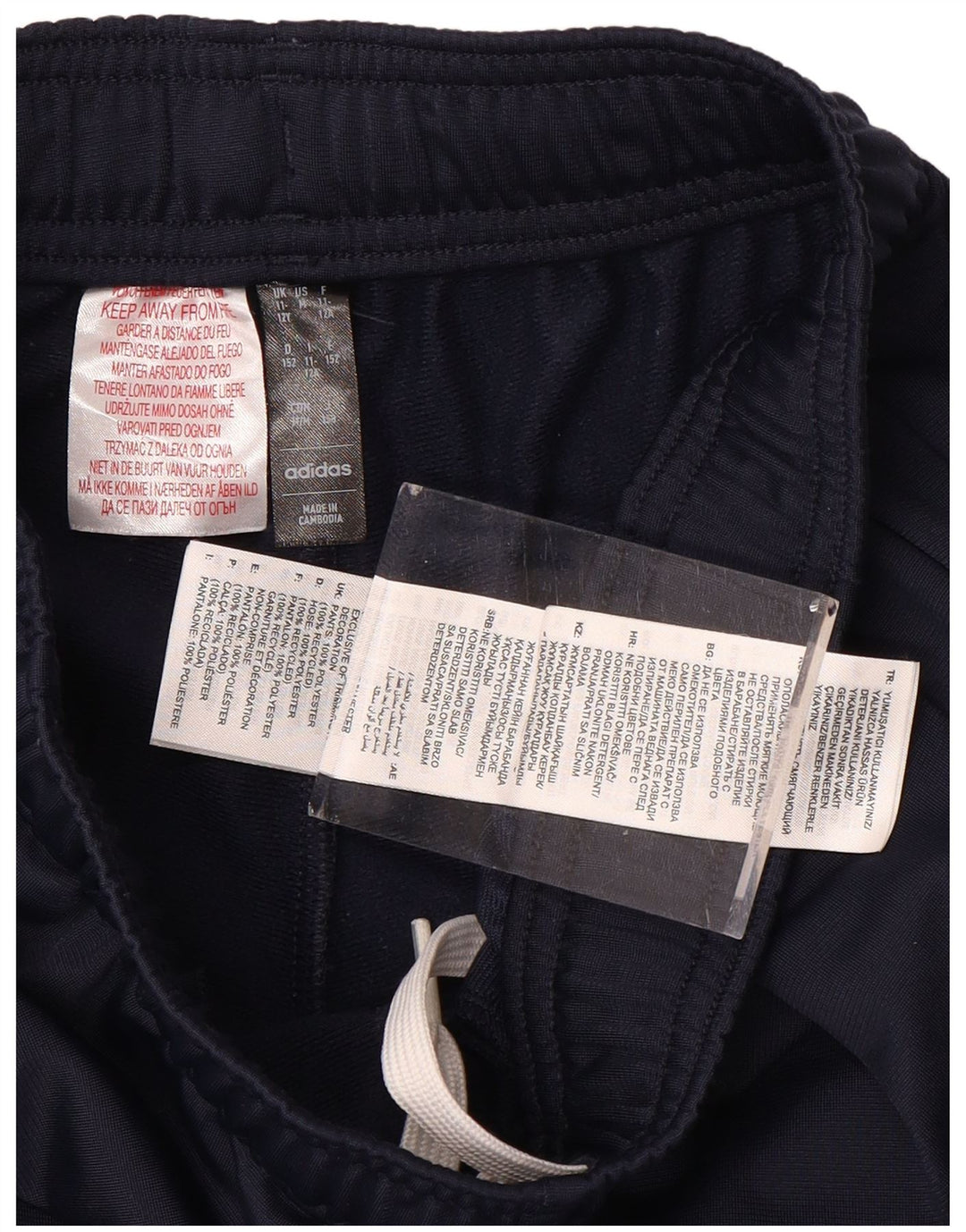 ADIDAS για αγόρια αθλητικά παντελόνια Joggers 11-12 ετών Navy Blue Polyester