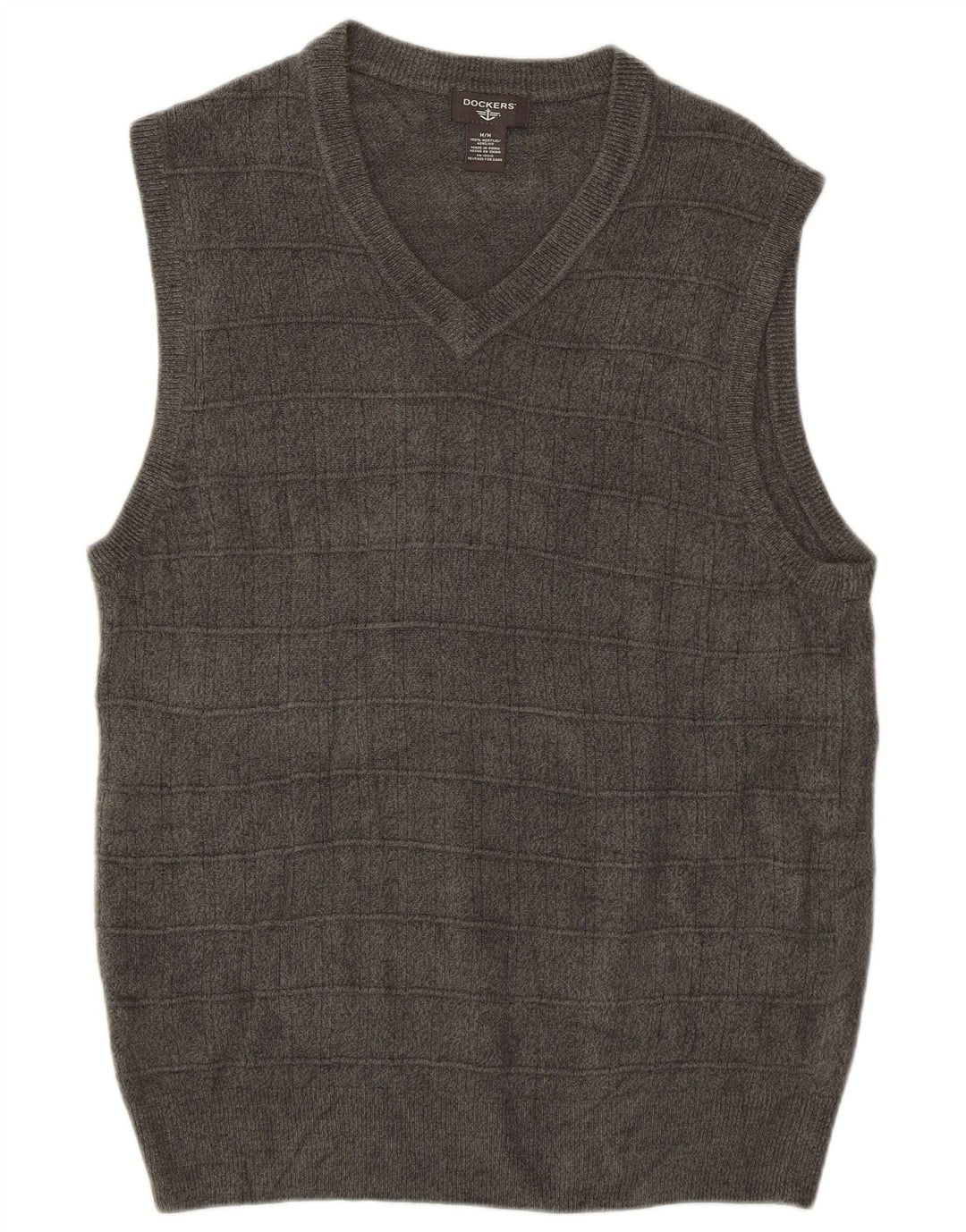 Ανδρικό γιλέκο Dockers Tank Top Medium Grey Acrylic