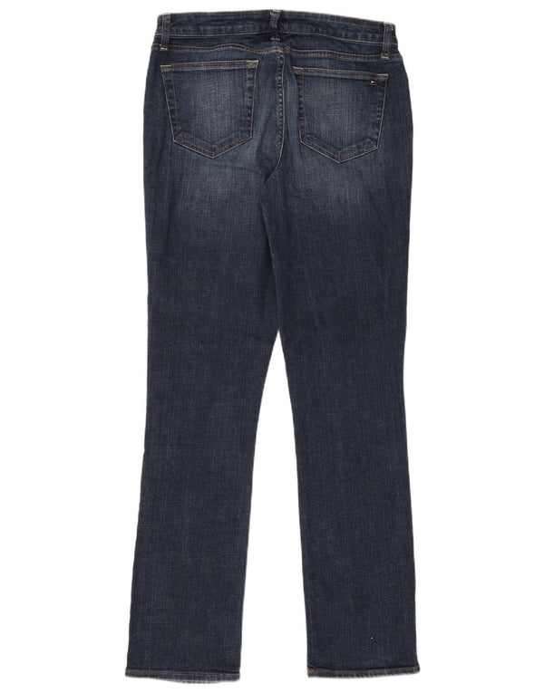 Tommy Hilfiger Womens Curve Straight Jeans US 8 Medium W30 L33 Blue