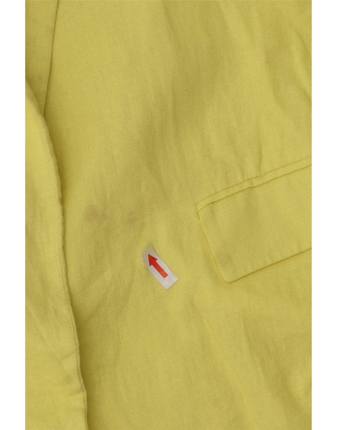 Zara γυναικείο 3/4 μανίκι ανοιχτό μπλέιζερ UK 16 μεγάλο κίτρινο οξικό