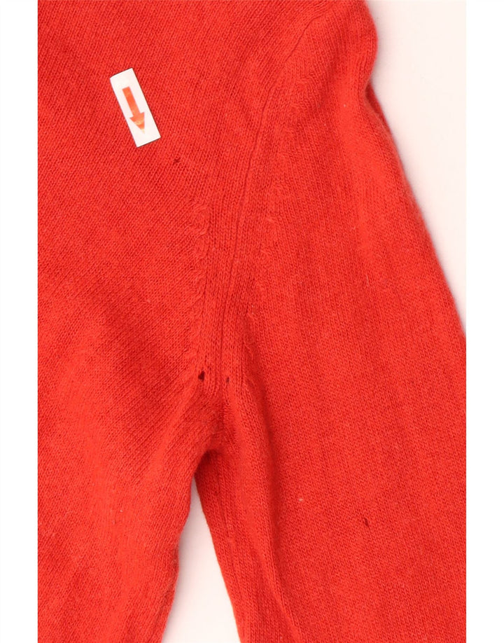 Marks & Spencer Γυναικείο πουλόβερ με λαιμόκαυστο UK 12 Medium Orange