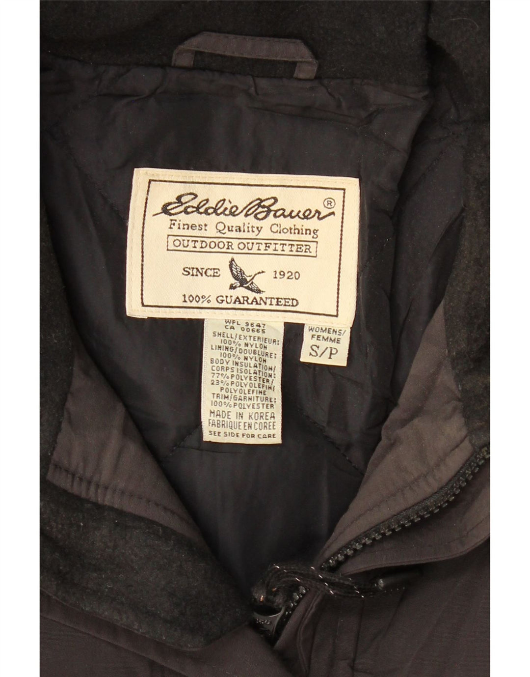 EDDIE BAUER Γυναικείο τζάκετ Weather Edge Windbreaker UK 10 Small Black