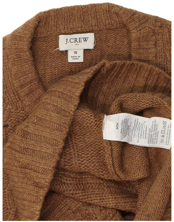 Γυναικείο πουλόβερ J. Crew Crew Neck Jumper UK 10 Small Brown Polyamide