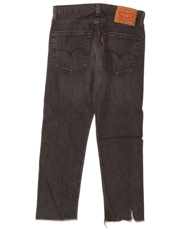 Levi's Mens 502 Hi-Ball Tapered Jeans W31 L26 Grey Cotton