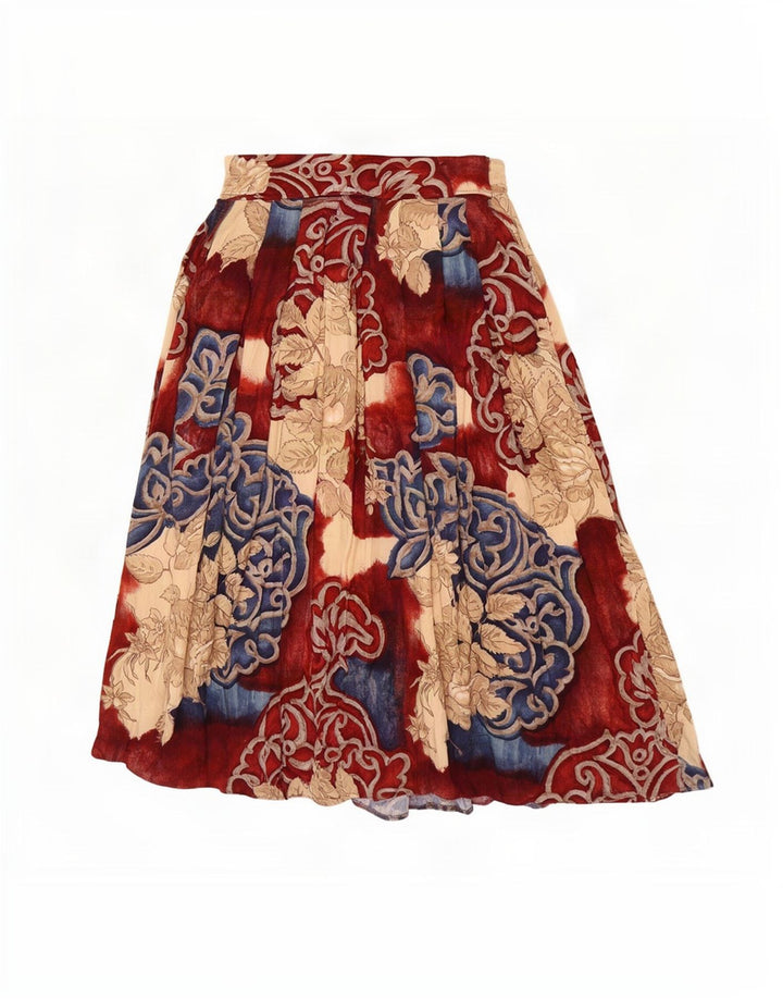 Pippa Dee γυναικεία πλισέ φούστα UK 12 Medium W28 Πολύχρωμη Floral