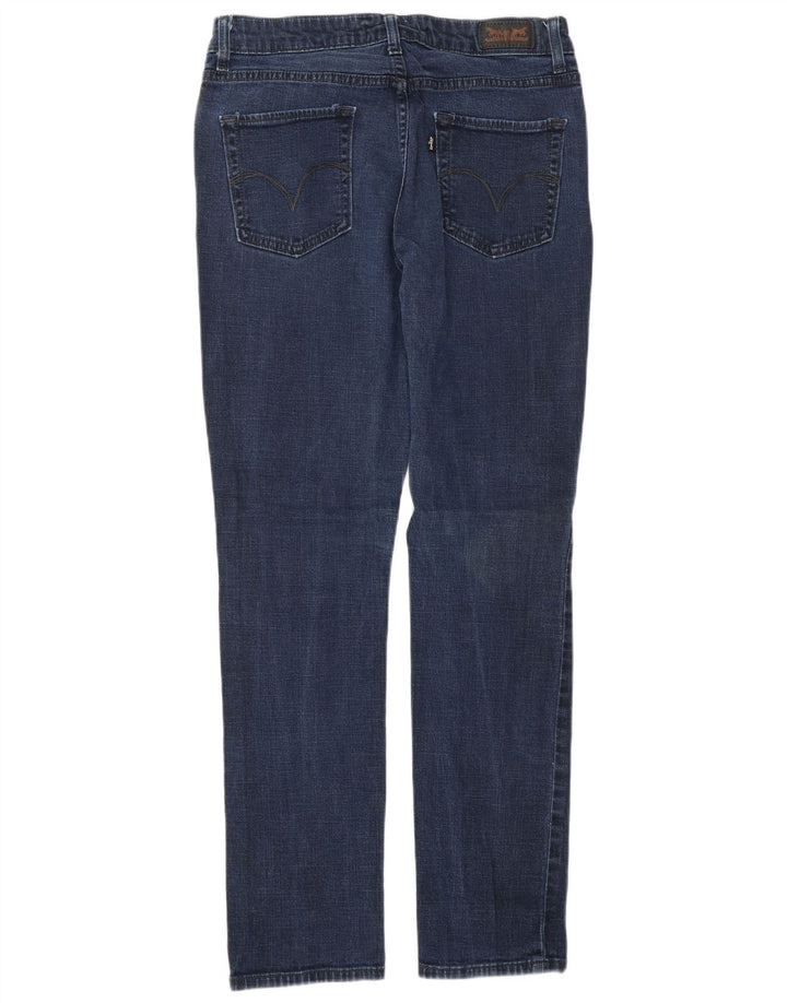 Γυναικείο ψηλό ψηλό τζιν Levi's Skinny W30 L32 Navy Blue Cotton