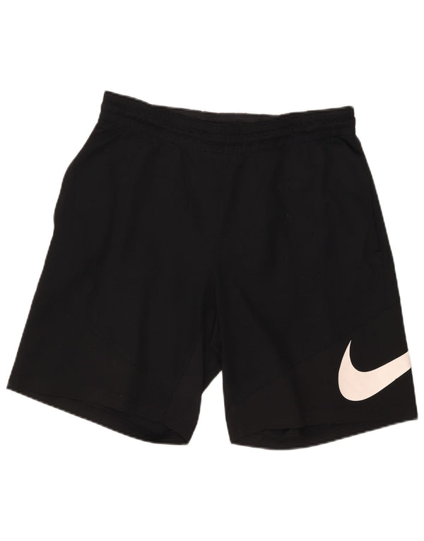 Γραφικό αθλητικό σορτς Nike ανδρικό Dri Fit, μεσαίο μαύρο πολυεστέρα