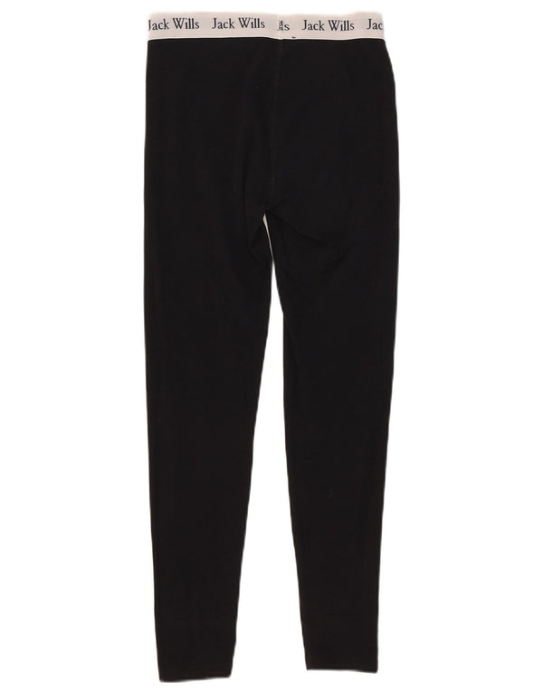 Jack Wills Γυναικεία γραφικά κολάν UK 8 Small Black Colorblock Modal