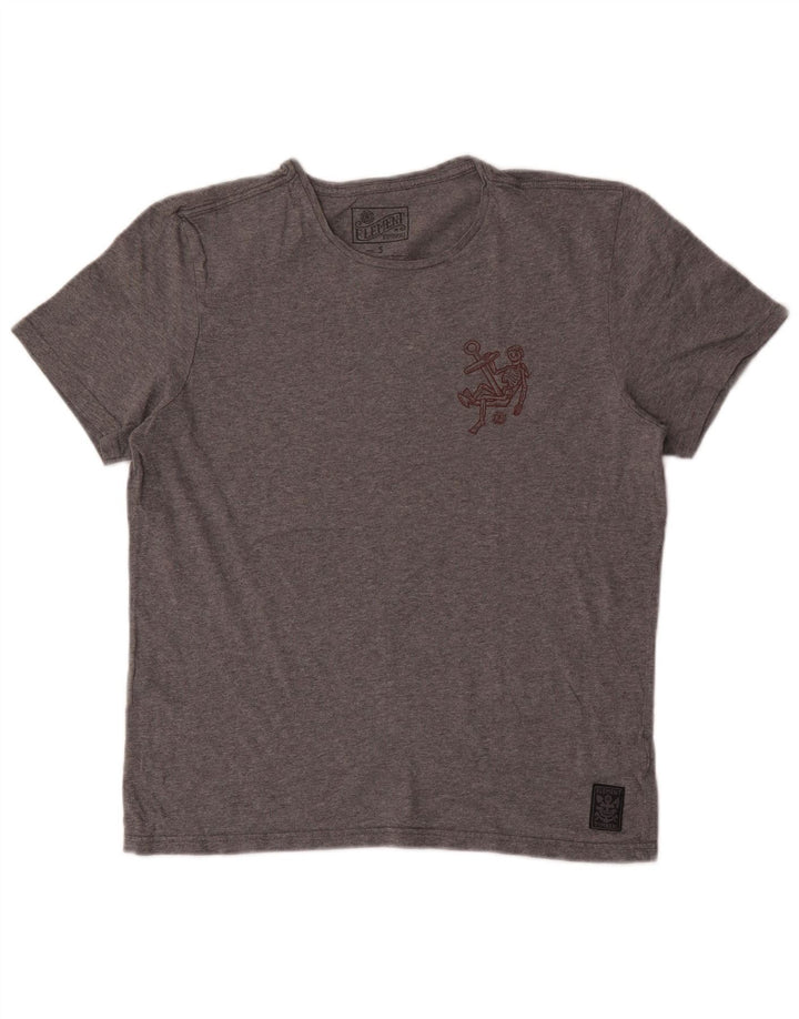 Element Ανδρικό γραφικό T-Shirt Top Small Grey