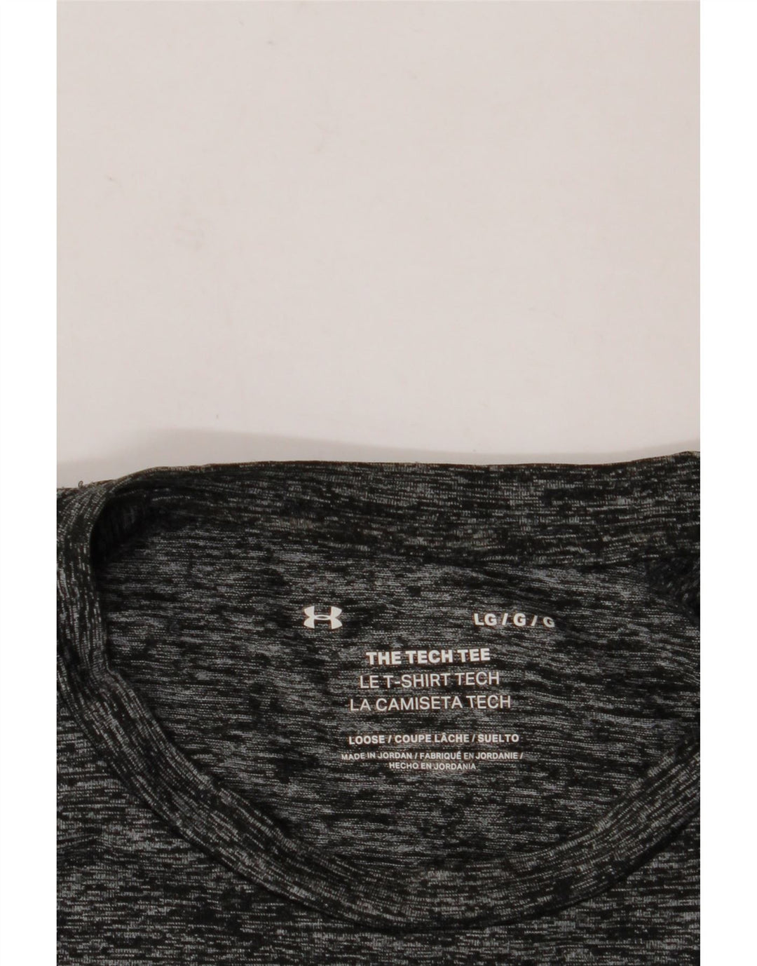 Ανδρικό T-Shirt UNDER Armour Top Large Grey Flecked