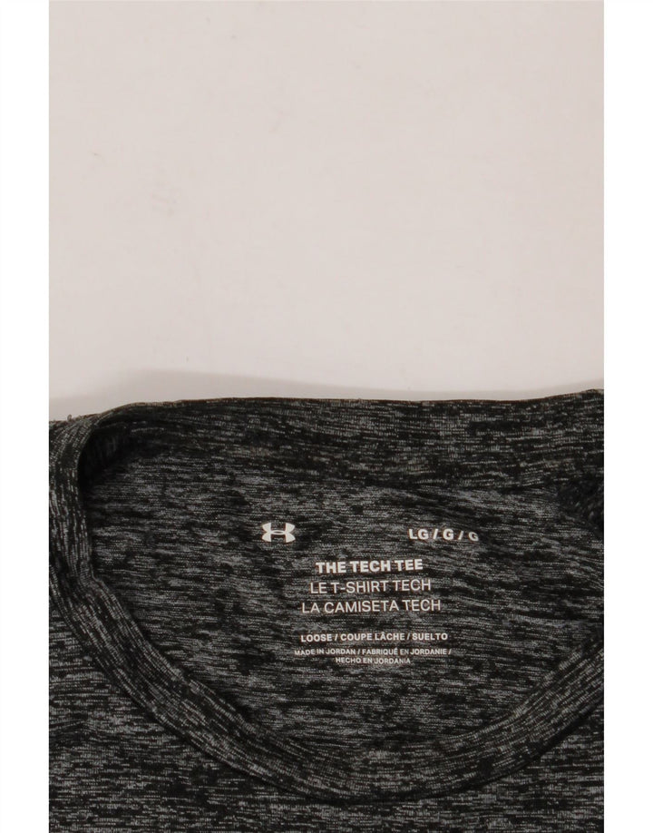 Ανδρικό T-Shirt UNDER Armour Top Large Grey Flecked