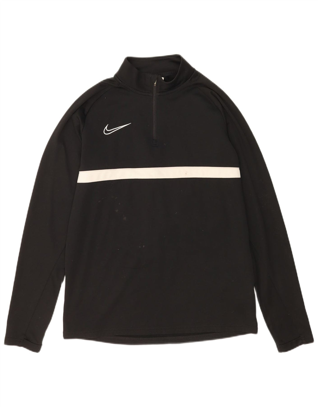 Ανδρική φόρμα Nike Dri Fit με φερμουάρ πουλόβερ στο επάνω μέρος, μεσαίο μαύρο χρώμα