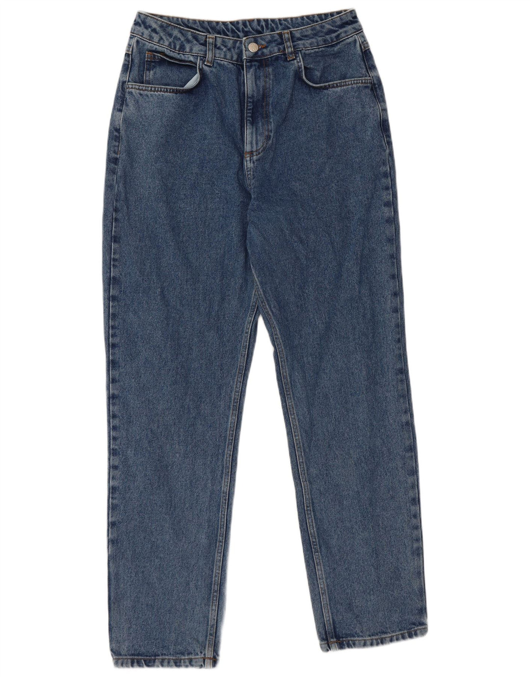 VINTAGE Womens Straight Jeans W30 L29 Blue Cotton