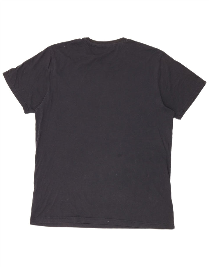 Ανδρικό γραφικό T-Shirt Penguin Top XL Μαύρο βαμβακερό