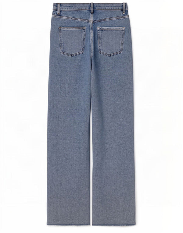 Zara Γυναικείο Straight Jeans EU 38 Small W28 L34 Blue