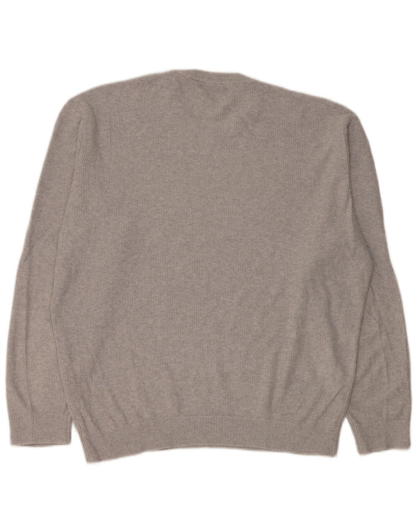 Ανδρικό πουλόβερ Zara Crew Neck Jumper Large Grey