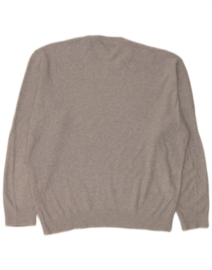 Ανδρικό πουλόβερ Zara Crew Neck Jumper Large Grey