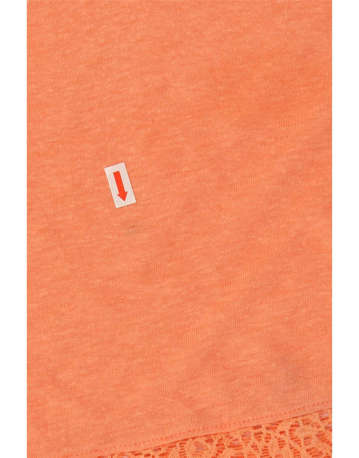 Marks & Spencer Γυναικείο μπλουζάκι υπερμεγέθη τοπ UK 10 Small Orange