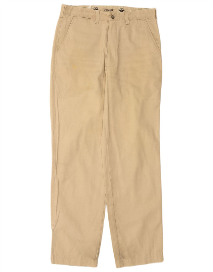 DOCKERS Ανδρικό ίσιο παντελόνι Chino W30 L31 Μπεζ