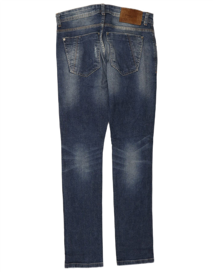 Ανδρικό τζιν ZARA Distressed Slim EU 38 Small W30 L32 Blue