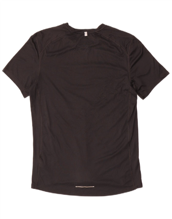 Ανδρικό T-Shirt Nike Dri Fit Top από μεσαίο μαύρο πολυεστέρα