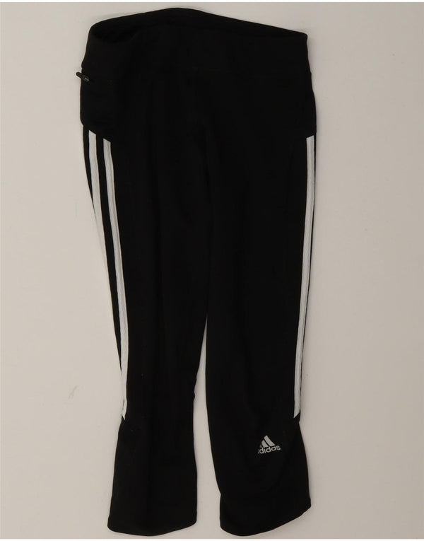Adidas Γυναικεία κολάν Capri Climalite UK 8 Small Black Polyester