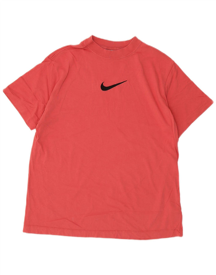 Ανδρικό μπλουζάκι Nike, μεσαίο ροζ βαμβακερό