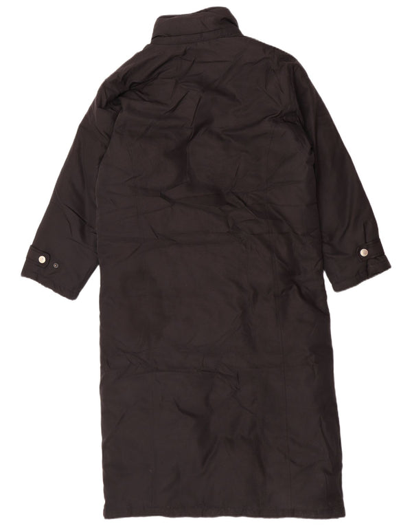 Eddie Bauer Γυναικείο Petite Mademoiselle Oversized παλτό UK 6 XS Μαύρο