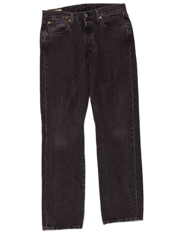 LEVI'S Ανδρικό τζιν 501 ίσιο W32 L32 Γκρι βαμβακερό