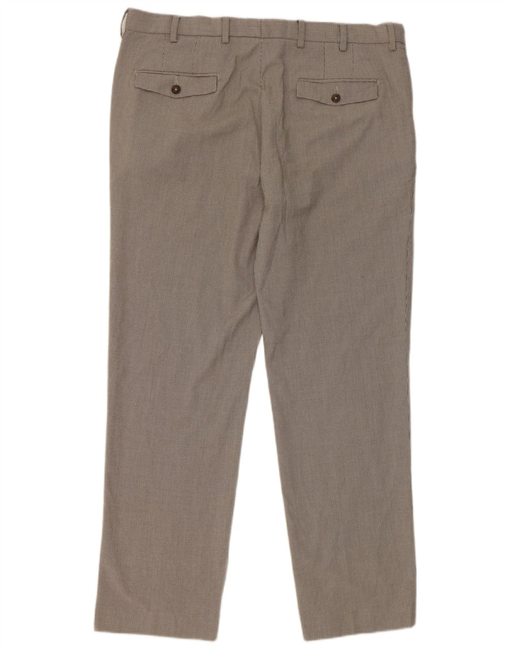 Ανδρικό ίσιο παντελόνι Marks & Spencer W38 L31 Grey Houndstooth