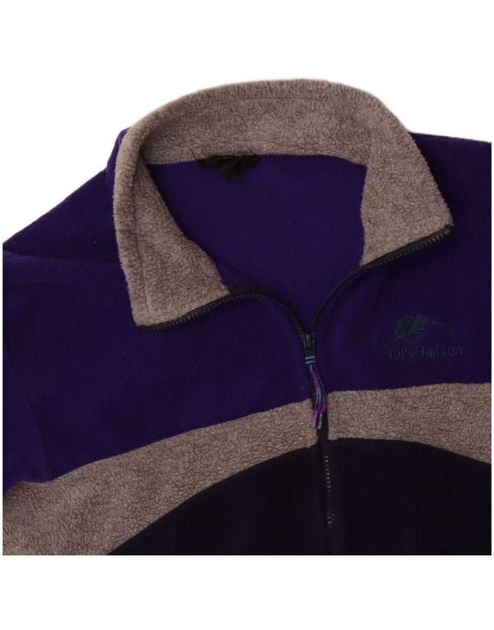 HELLY HANSEN Ανδρικό Fleece Jacket UK 38 Medium Navy Blue Colorblock