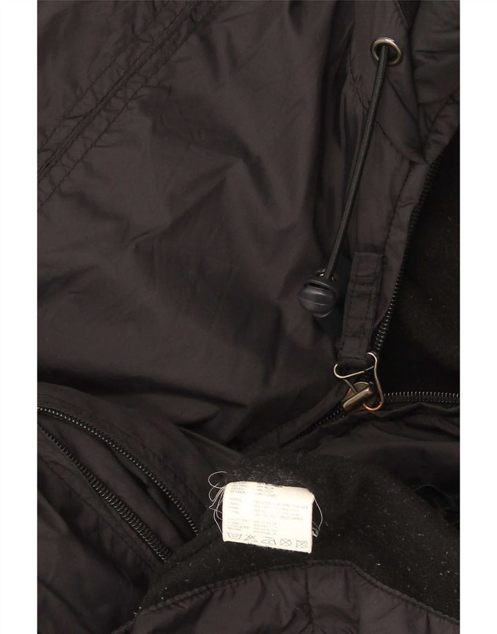 Ανδρικό μπουφάν Guru με επένδυση UK 38 Medium Black Nylon