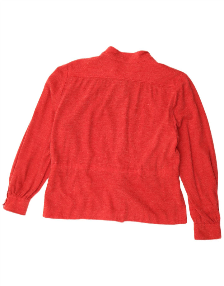 Vintage Γυναικείο Bomber Jacket UK 16 Large Red