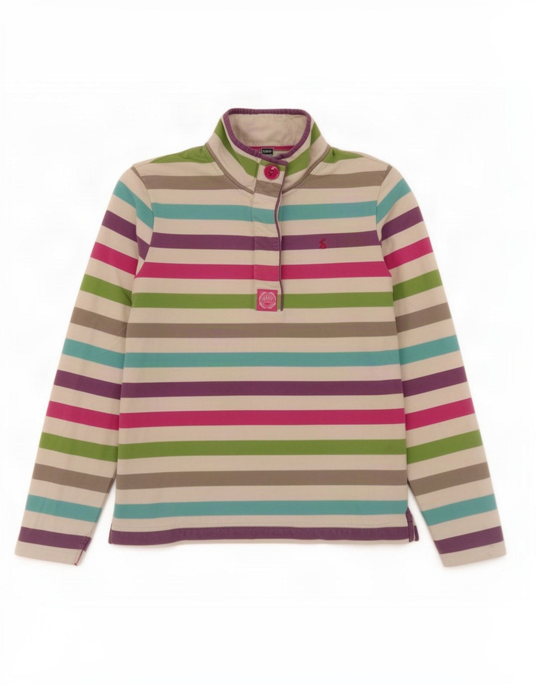Joules Γυναικείο Φούτερ Jumper UK 12 Medium Πολύχρωμο Ριγέ
