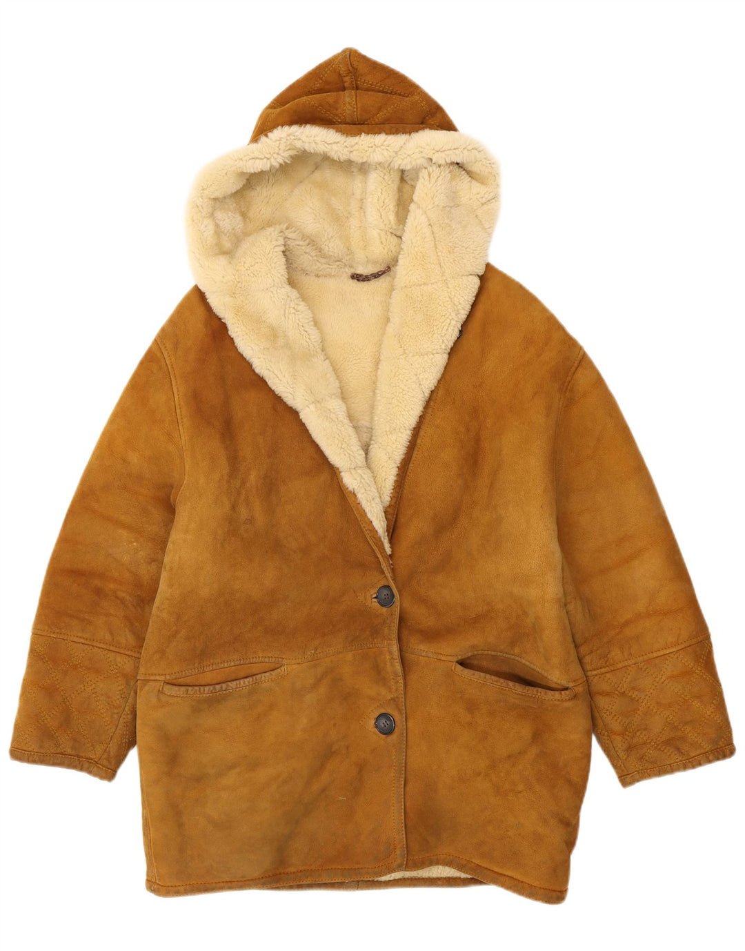 Conbipel Γυναικείο Μπουφάν Shearling UK 16 Large Beige