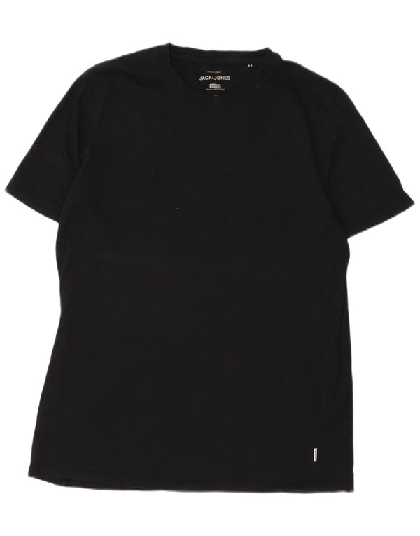 Jack & Jones Ανδρικό T-Shirt Slim Fit Top XL Μαύρο βαμβακερό