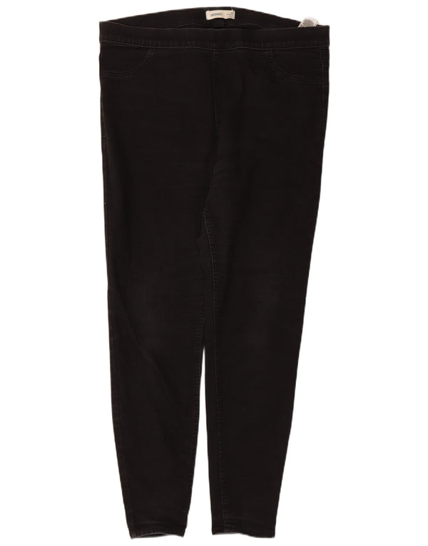Marks & Spencer Γυναικεία Jegging Jeans UK 18 XL W34 L27 Μαύρο βαμβακερό