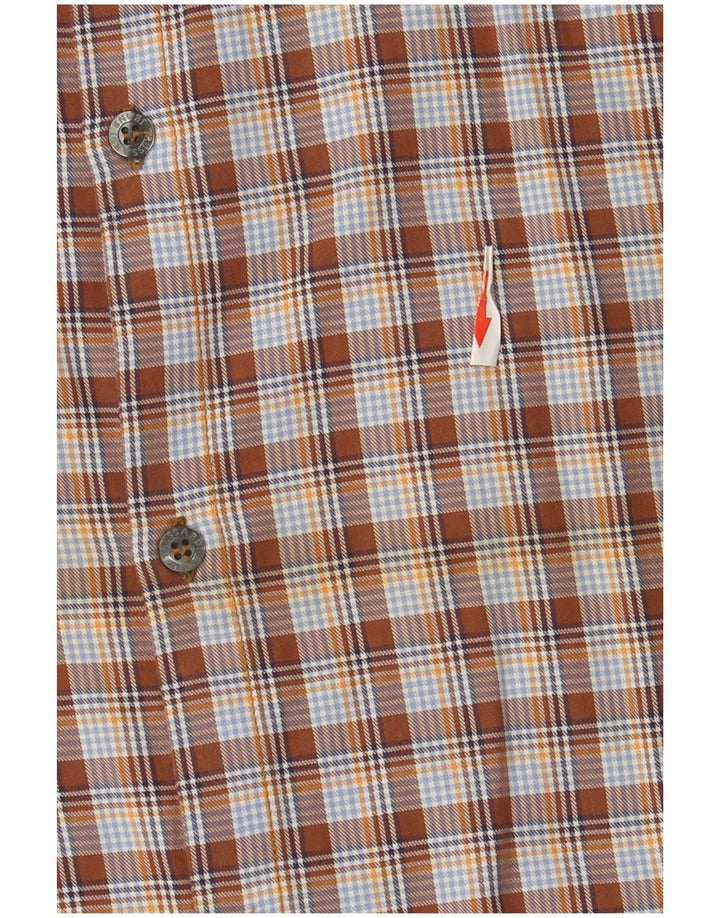 Ανδρικό πουκάμισο Trussardi Jeans 2XL Καφέ βαμβακερό