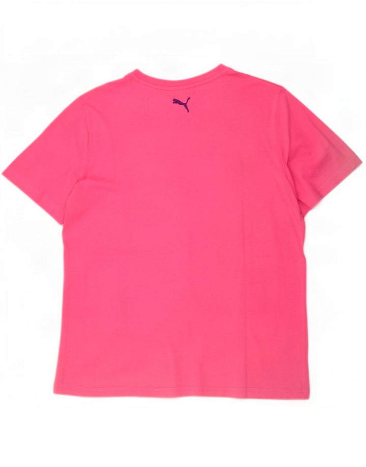 Ανδρικό γραφικό μπλουζάκι Puma Top Medium Pink