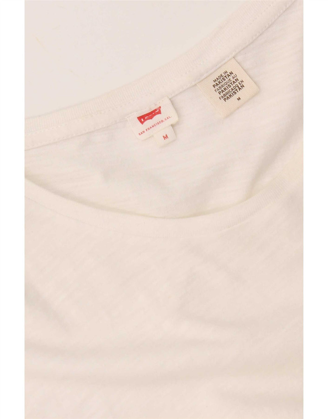 Γυναικείο T-Shirt Levi's Top UK 14 Medium White Flecked