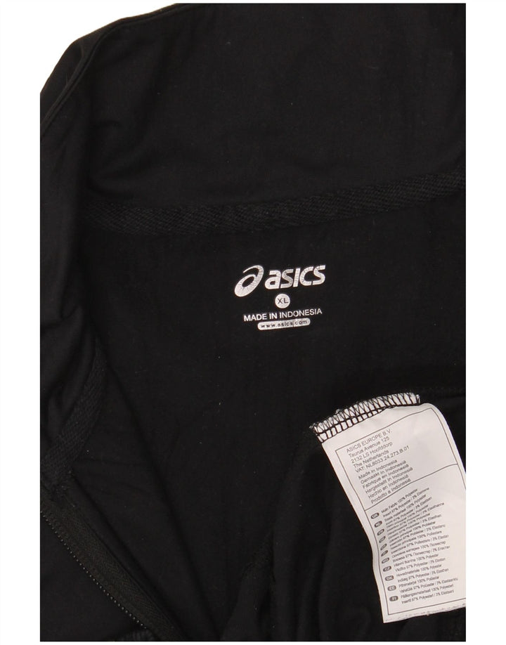Γυναικεία αθλητική φόρμα Asics Top Jacket UK 18 XL Black Colourblock Polyester